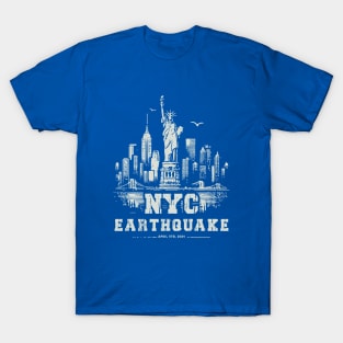 I Survived The NYC Earthquake - Vintage New York Design T-Shirt